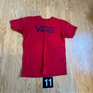 Men’s Vans Red T-Shirt M
